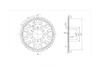 BikeMaster 530 Rear Steel Sprocket, 48T BikeMaster 530 Rear Steel Sprocket, 48T
