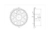 BikeMaster 530 Rear Steel Sprocket, 50T BikeMaster 530 Rear Steel Sprocket, 50T