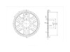 BikeMaster 530 Rear Steel Sprocket, 52T BikeMaster 530 Rear Steel Sprocket, 52T