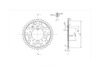 BikeMaster 530 Rear Steel Sprocket, 42T BikeMaster 530 Rear Steel Sprocket, 42T