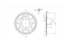BikeMaster 530 Rear Steel Sprocket, 46T BikeMaster 530 Rear Steel Sprocket, 46T