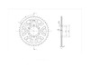BikeMaster 530 Rear Steel Sprocket, 45T BikeMaster 530 Rear Steel Sprocket, 45T