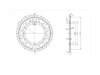 BikeMaster 530 Rear Steel Sprocket, 45T BikeMaster 530 Rear Steel Sprocket, 45T