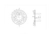 BikeMaster 530 Rear Steel Sprocket, 40T BikeMaster 530 Rear Steel Sprocket, 40T