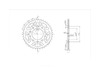 BikeMaster 530 Rear Steel Sprocket, 41T BikeMaster 530 Rear Steel Sprocket, 41T