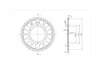 BikeMaster 530 Rear Steel Sprocket, 47T BikeMaster 530 Rear Steel Sprocket, 47T