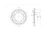 BikeMaster 530 Rear Steel Sprocket, 45T BikeMaster 530 Rear Steel Sprocket, 45T