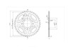BikeMaster 630 Rear Steel Sprocket, 41T BikeMaster 630 Rear Steel Sprocket, 41T