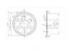 BikeMaster 630 Rear Steel Sprocket, 41T BikeMaster 630 Rear Steel Sprocket, 41T